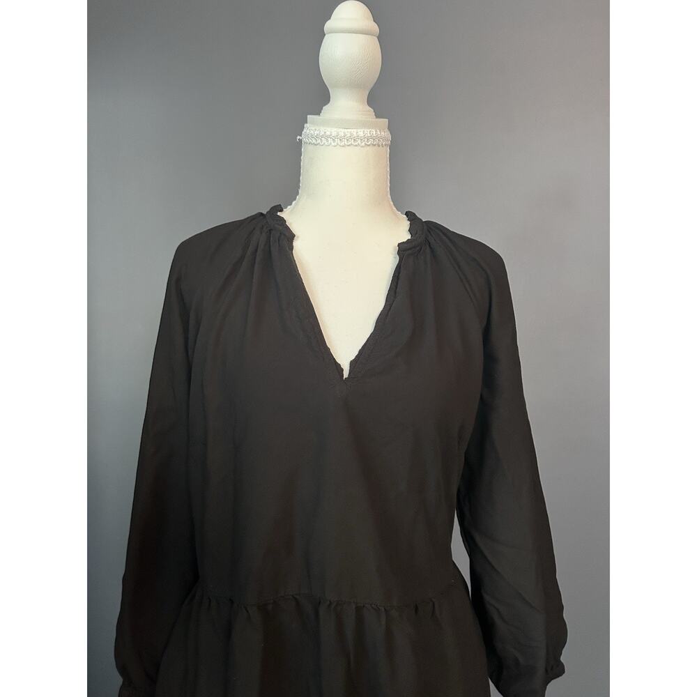 The Drop Women's Caralynmirand Ruffle-Neck Tiered Mini Dress Large Minimalist - Picture 3 of 7